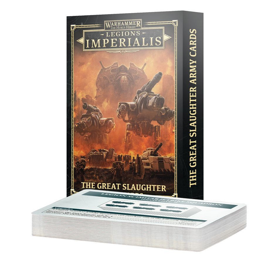 Games Workshop Warhammer The Horus Heresy Legions Imperialis The Great Slaughter Army Cards