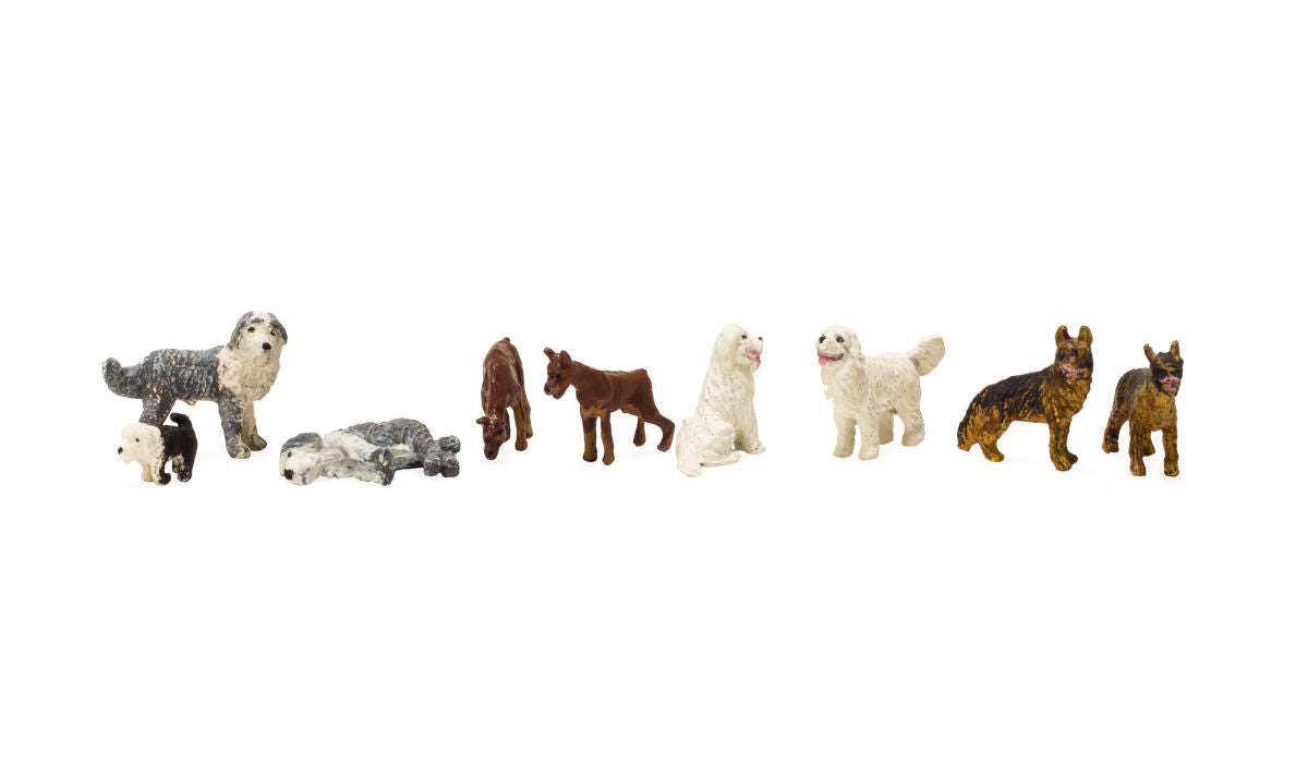 Ho Scale Dogs, cats Dog Houses, Trash Cans, Woodland Scenics Etc Dog Ho Scale Dogs, cats Dog Houses, Trash Cans, Woodland Scenics Etc Dog