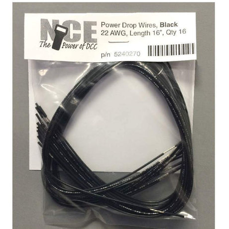 NCE Power Drop Wires Black 10 Pack 5240288
