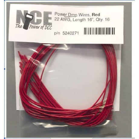 NCE Power Drop Wires Red 10 Pack 5240289