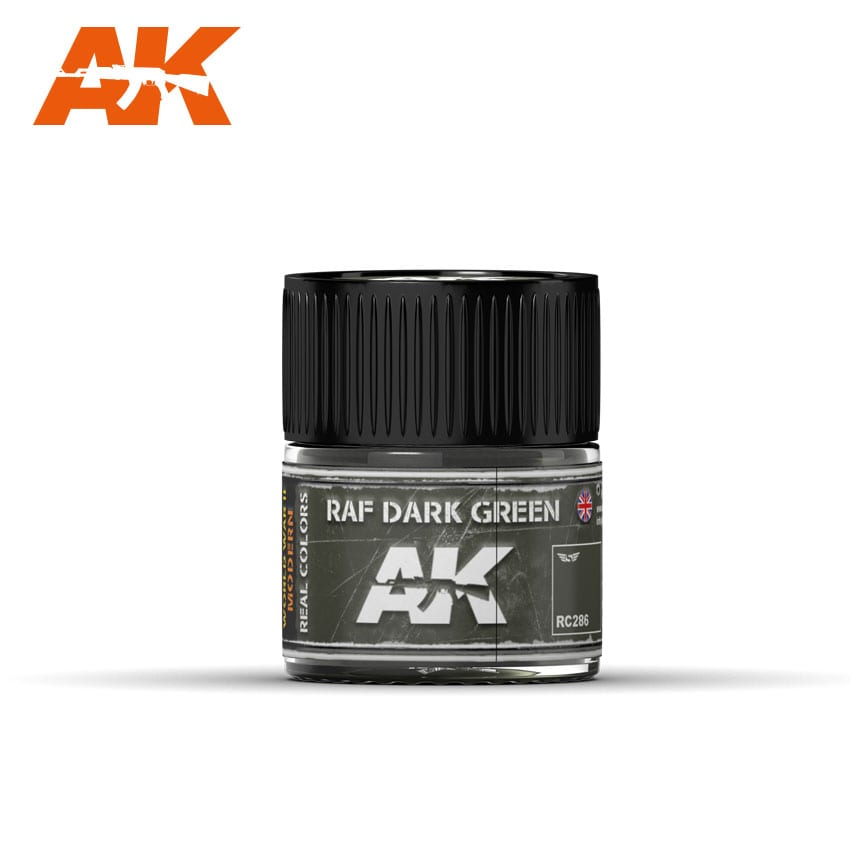 AK Interactive Real Colors RAF Dark Green - 10ml