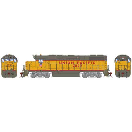 Athearn Genesis  HO Scale GP38-2 w/DCC & Sound, UP #2022 - Fusion Scale Hobbies