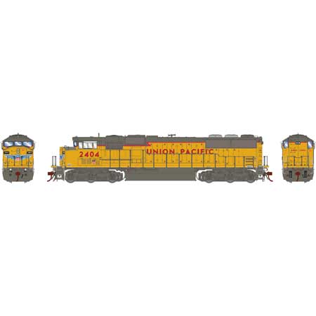 Athearn Genesis  HO Scale G2.0 SD60M Tri-Clops w/DCC & Sound, UP #2404 - Fusion Scale Hobbies