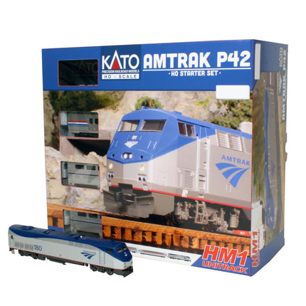 Collection image for: Kato HO Scale Amtrak P42 Starter Sets