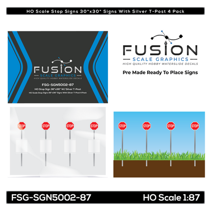 Collection image for: Fusion Scale Graphics Street Signs