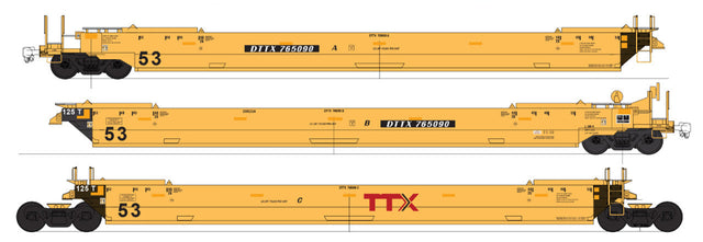 Intermountain HO Scale Gunderson 3 Unit Well Cars