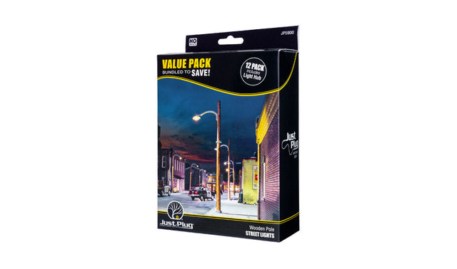 Woodland Scenics Just Plug Value Packs HO Scale Street Lights