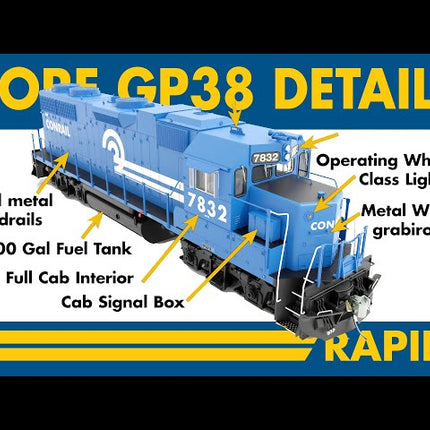 Collection image for: Rapido HO Scale GP38 Locomotives