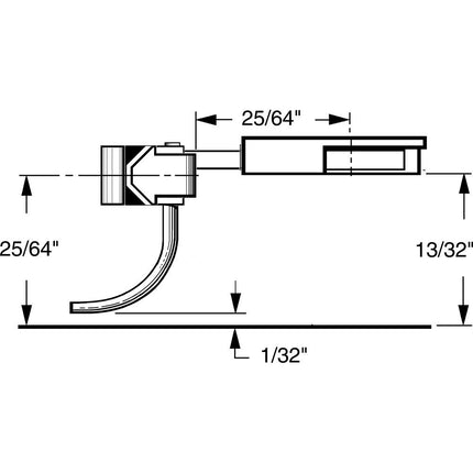 Kadee #29 HO Scale 20-Series Plastic Couplers with Gearboxes - Long (25/64") Overset Shank