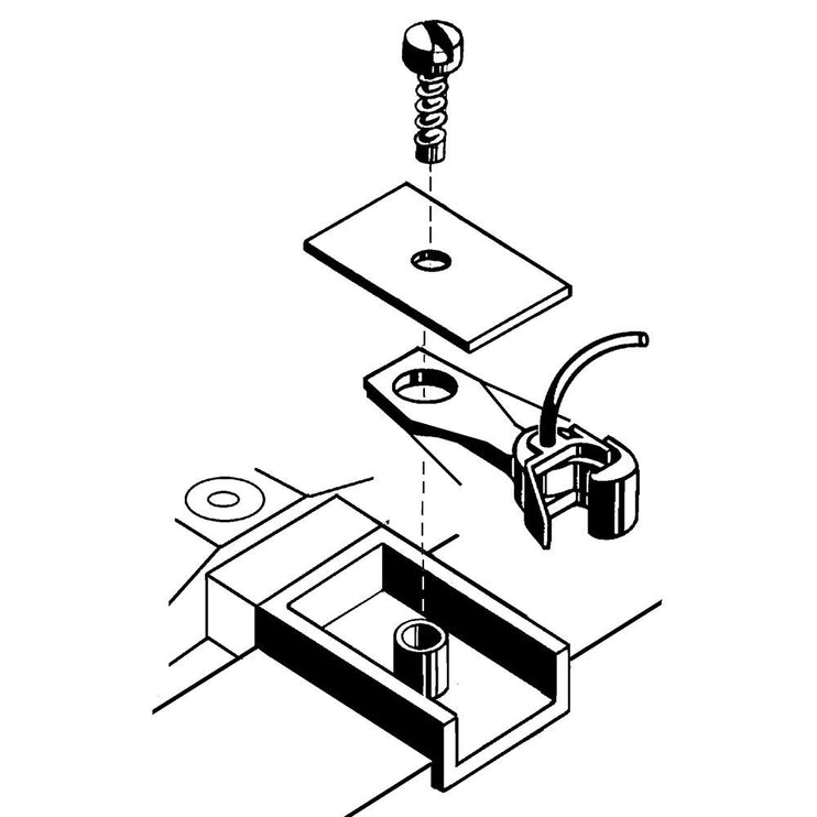 Kadee #120 HO Scale SBE Bottom Shelf Whisker® Metal Couplers with Gearboxes - Medium (9/32") Centerset Shank