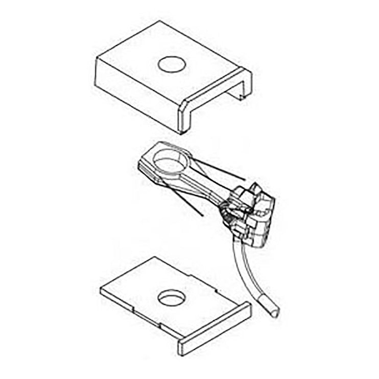 Kadee #120 HO Scale SBE Bottom Shelf Whisker® Metal Couplers with Gearboxes - Medium (9/32") Centerset Shank