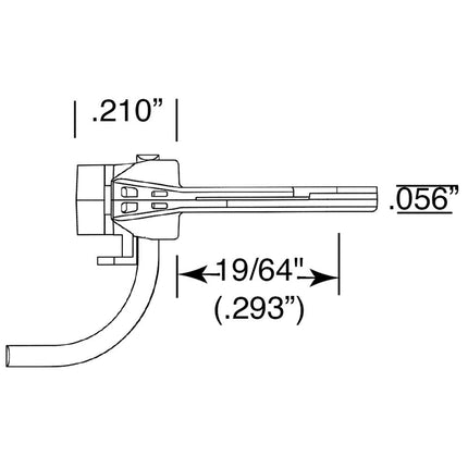 Kadee #120 HO Scale SBE Bottom Shelf Whisker® Metal Couplers with Gearboxes - Medium (9/32") Centerset Shank