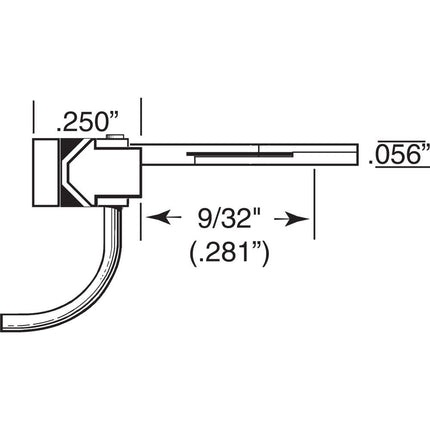 Kadee #142 HO Scale 140-Series Whisker Metal Couplers with Gearboxes - Medium (9/32") Overset Shank