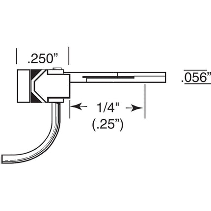 Kadee #145 HO Scale 140-Series Whisker Metal Couplers with Gearboxes - Short (1/4") Overset Shank