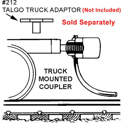 Kadee #147 HO Scale 140-Series Whisker Metal Couplers with Gearboxes - Medium (9/32") Underset Shank