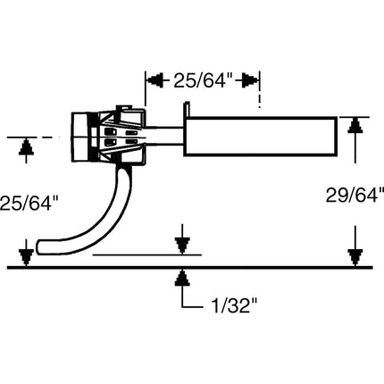 Kadee #156 HO Scale Whisker Scale Metal Couplers with Gearboxes - Long (25/64") Centerset Shank