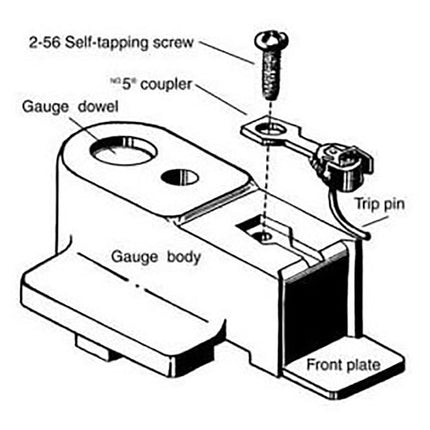 Kadee #205 HO Metal Multi-Purpose Coupler Height Gauge