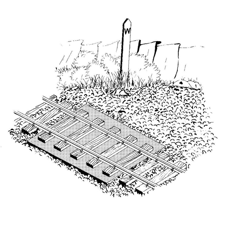 Kadee #308 Under-the-Track Hidden Delayed-Action Magnetic Uncoupler - HO, S, On3, On30, O Scale