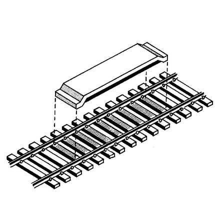 Kadee #322 HO Scale Between-the-Rails Code 83 Delayed-Action Magnetic Uncoupler