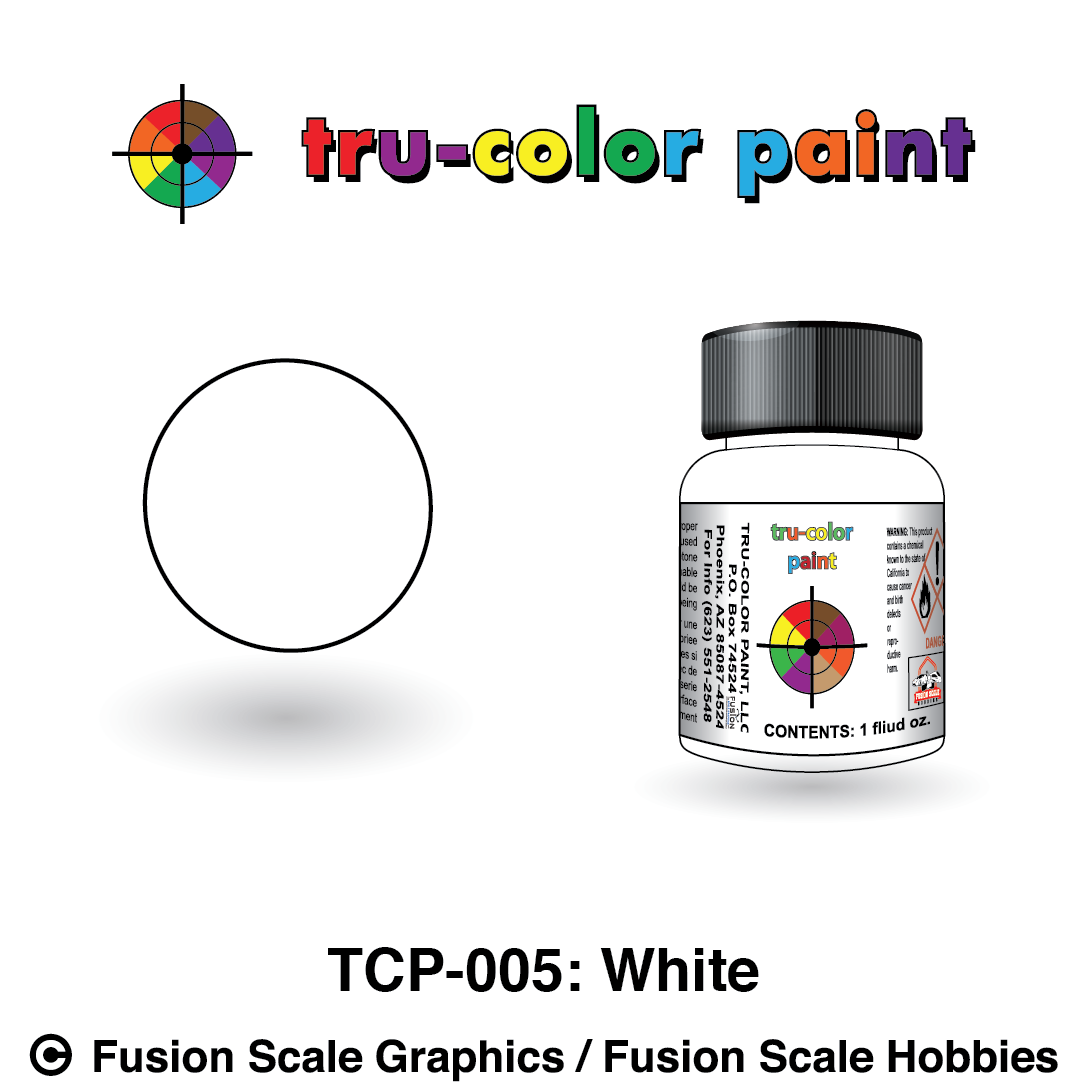 Tru Color Paint TCP005-2 White 2oz