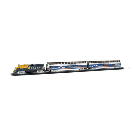 Bachmann HO Alaska McKinley Explorer Diesel Psg.Set/GP40