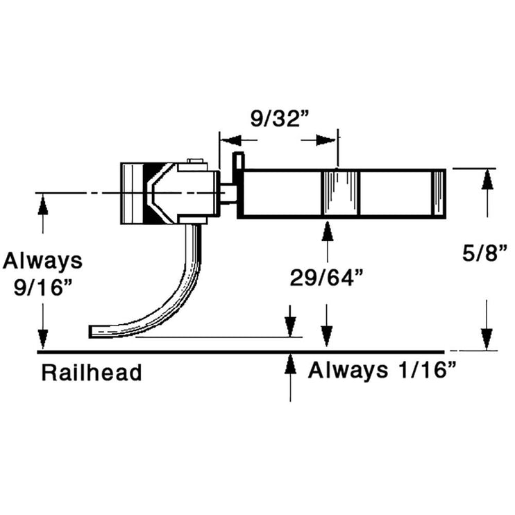 Kadee #803 On3 Scale Plastic Couplers & Gearboxes - Black