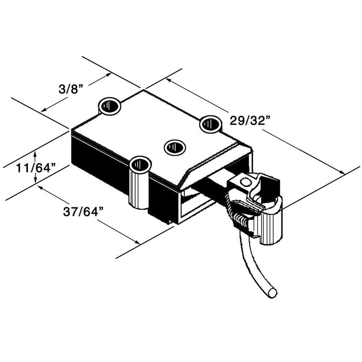 Kadee #803 On3 Scale Plastic Couplers & Gearboxes - Black