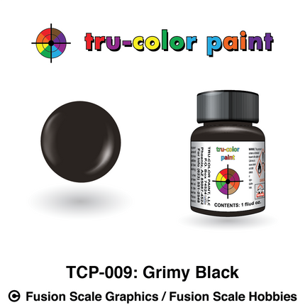 Tru Color Paint Grimy Black 1oz