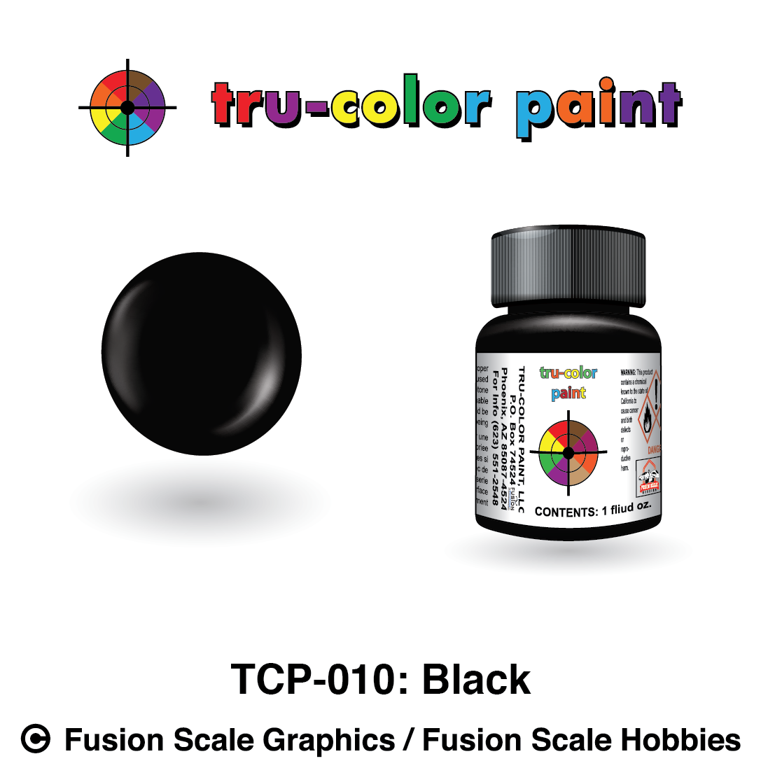 Tru Color Paint TCP-010 Black 2oz