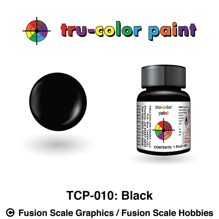 Tru Color Paint Black 1oz