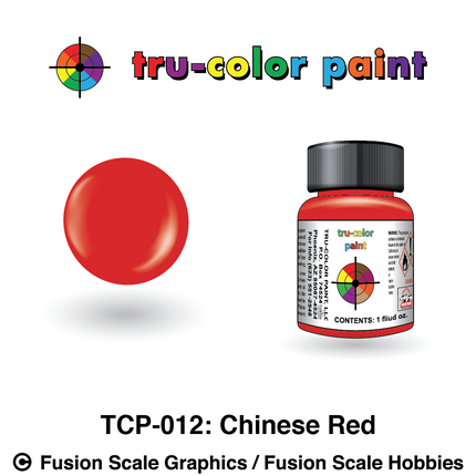 Tru Color Paint Chinese Red 1oz