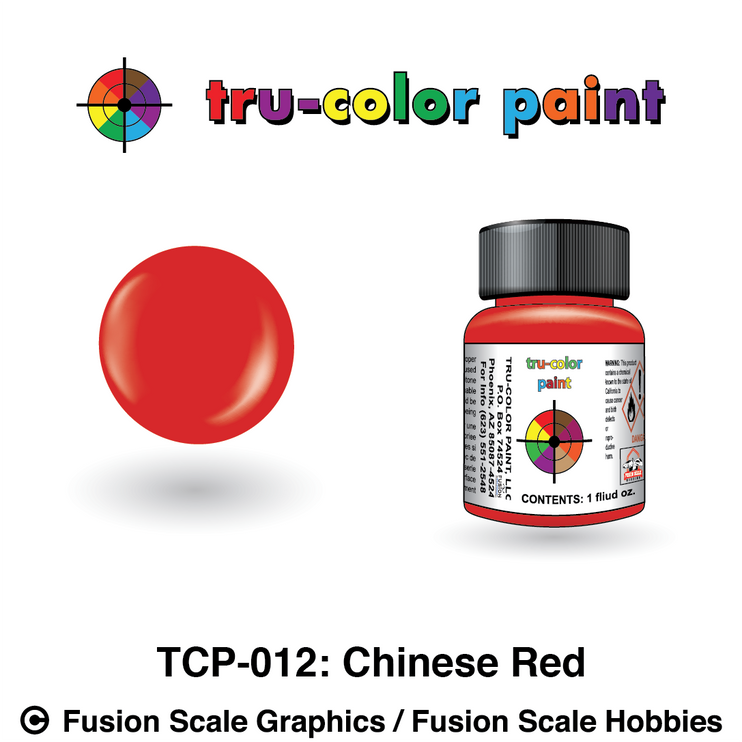 Tru Color Paint Chinese Red 1oz