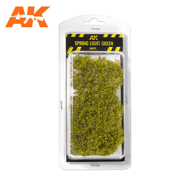 AK Interactive Spring Light Green Shrubberies 1/35 / 75mm / 90mm