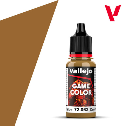 Vallejo Game Color Desert Yellow 18 ml