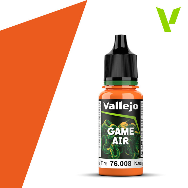 Vallejo Game Air Orange Fire 18 ml