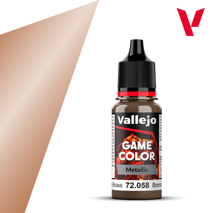 Vallejo Game Color Brassy Brass 18 ml