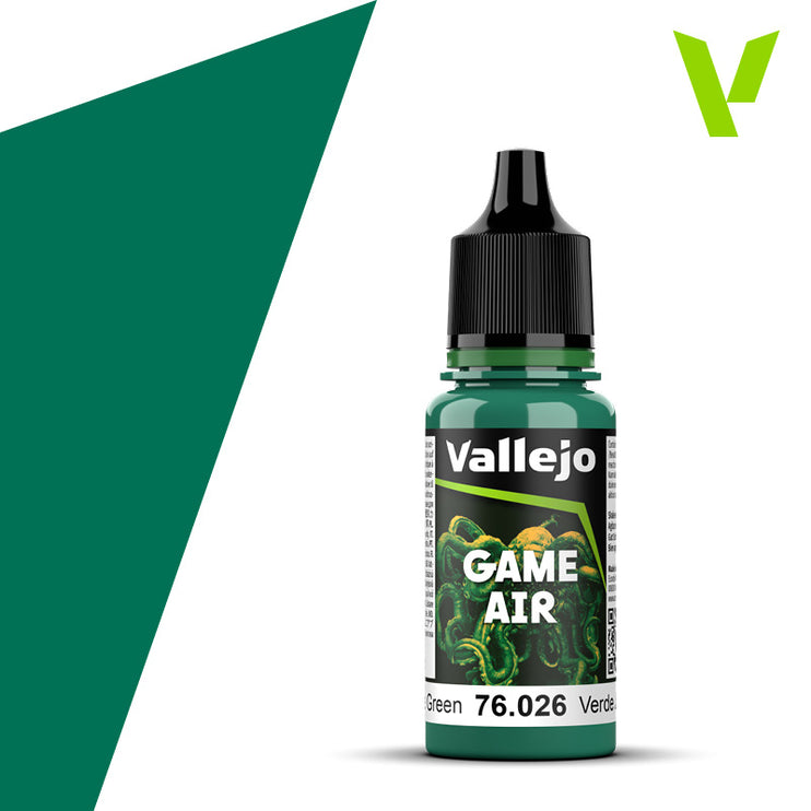 Vallejo Game Air Jade Green 18 ml