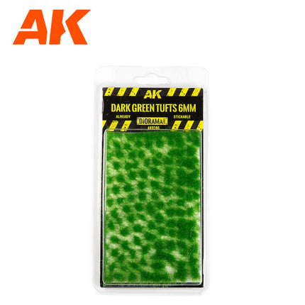 AK Interactive Dark Green Tufts 6mm