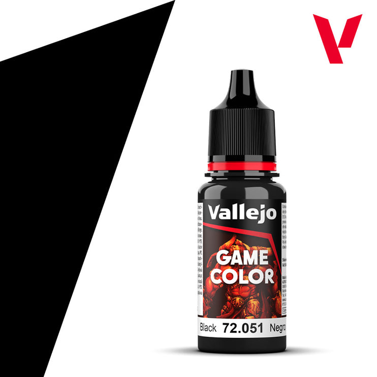 Vallejo Game Color Black 18 ml