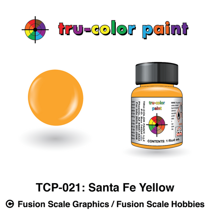 Tru Color Paint Santa Fe Yellow 2oz TCP021