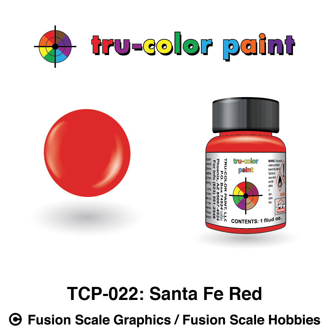 Tru Color Paint Santa Fe Red 1oz TCP022