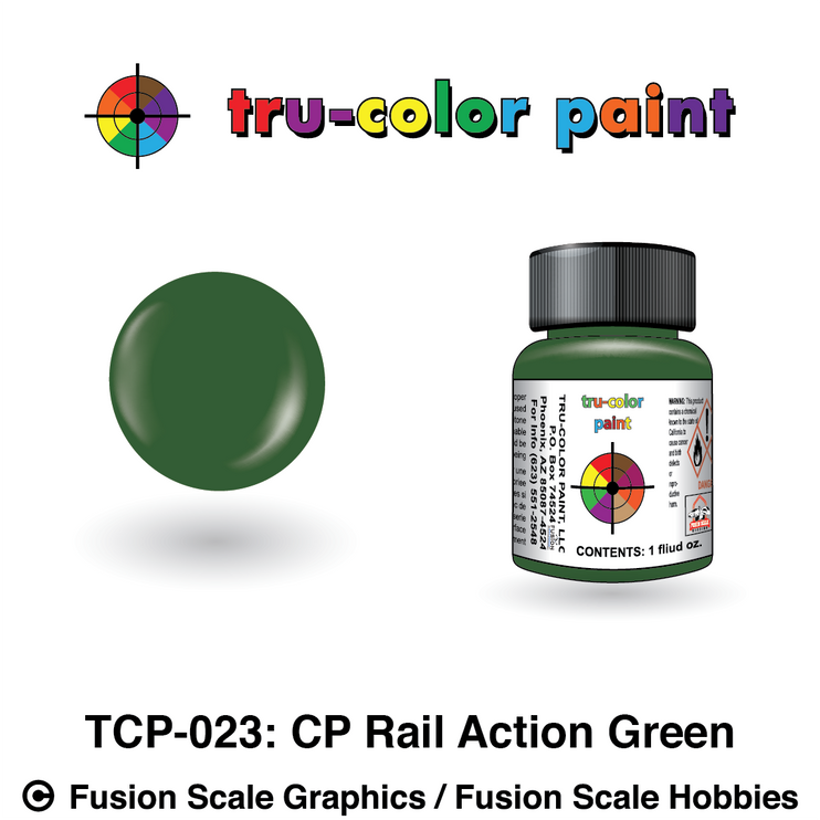 Tru Color Paint Canadian Pacific Rail Action Green 1oz