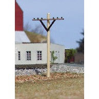 Osborn Models N Scale Telephone Poles 12Pc 3068