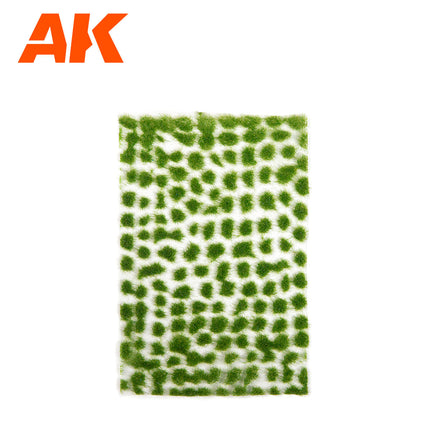 AK Interactive Light Green Tufts 2mm