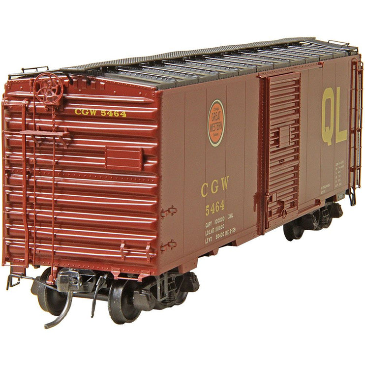 Kadee Cars HO Scale Chicago Great Western 40' PS-1 Boxcar RD# CGW 5464