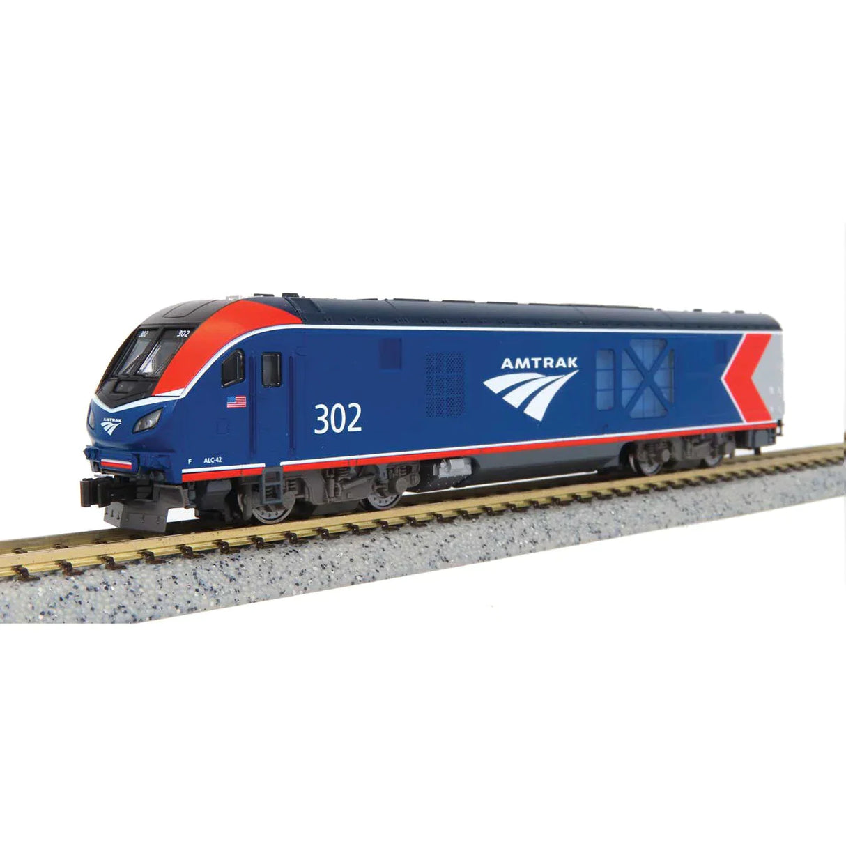 Kato N Scale ALC-42 Charger Amtrak (Phase VI) #300 ESU LokSound
