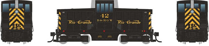 Rapido 048011 HO GE 44 Tonner (DC/Silent) Rio Grande Black & Yellow #38