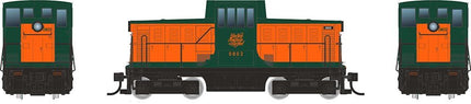 Rapido 048015 HO GE 44 Tonner (DC/Silent) New Haven Warm Orange #0802