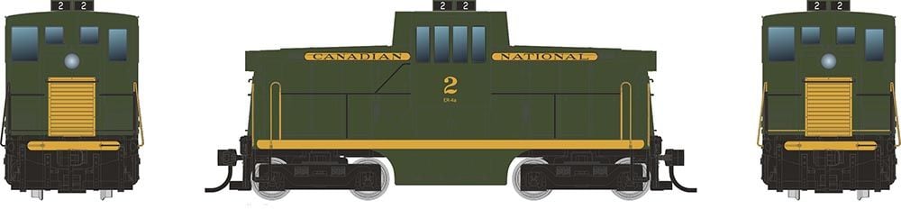 Rapido 048508 HO GE 44 Tonner (DC/DCC/Sound) Canadian National Green #2