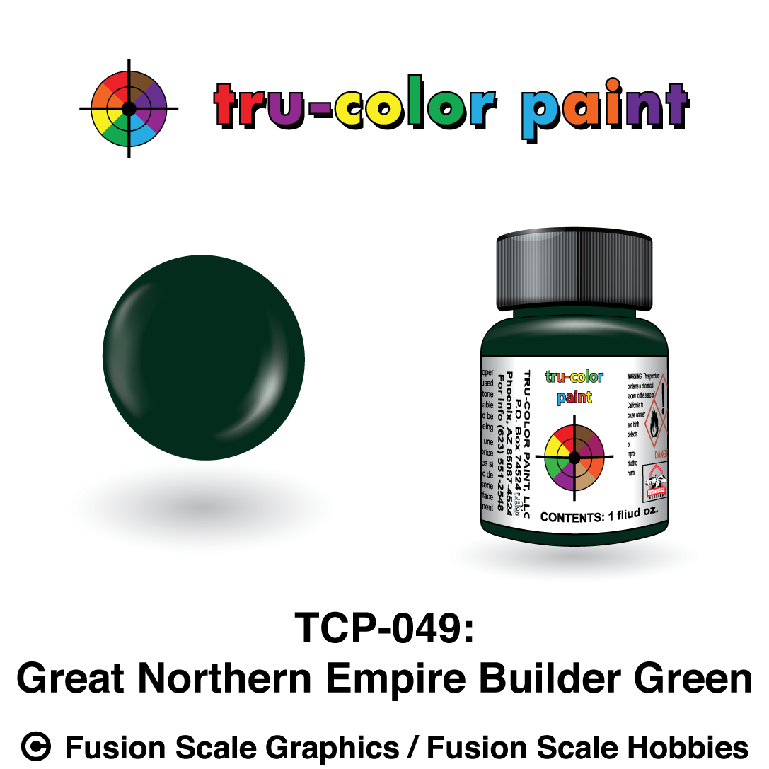 Tru Color Paint Great Northern Empire Builder Green 1oz